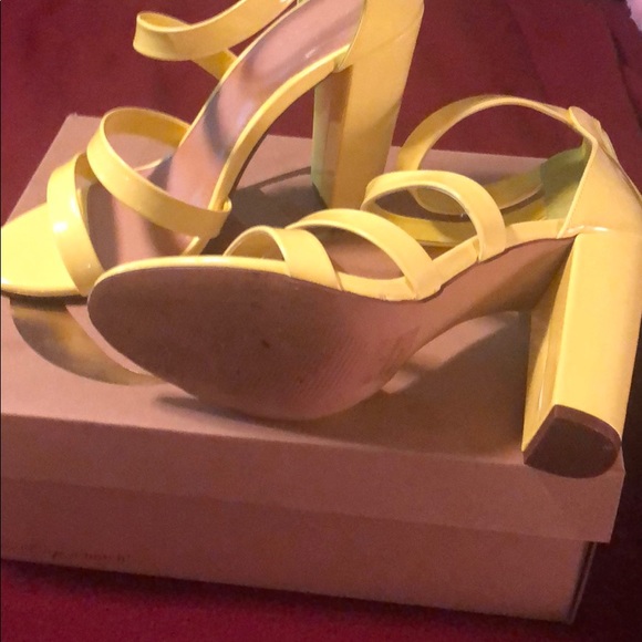 Neon chunky heels - Picture 2 of 3